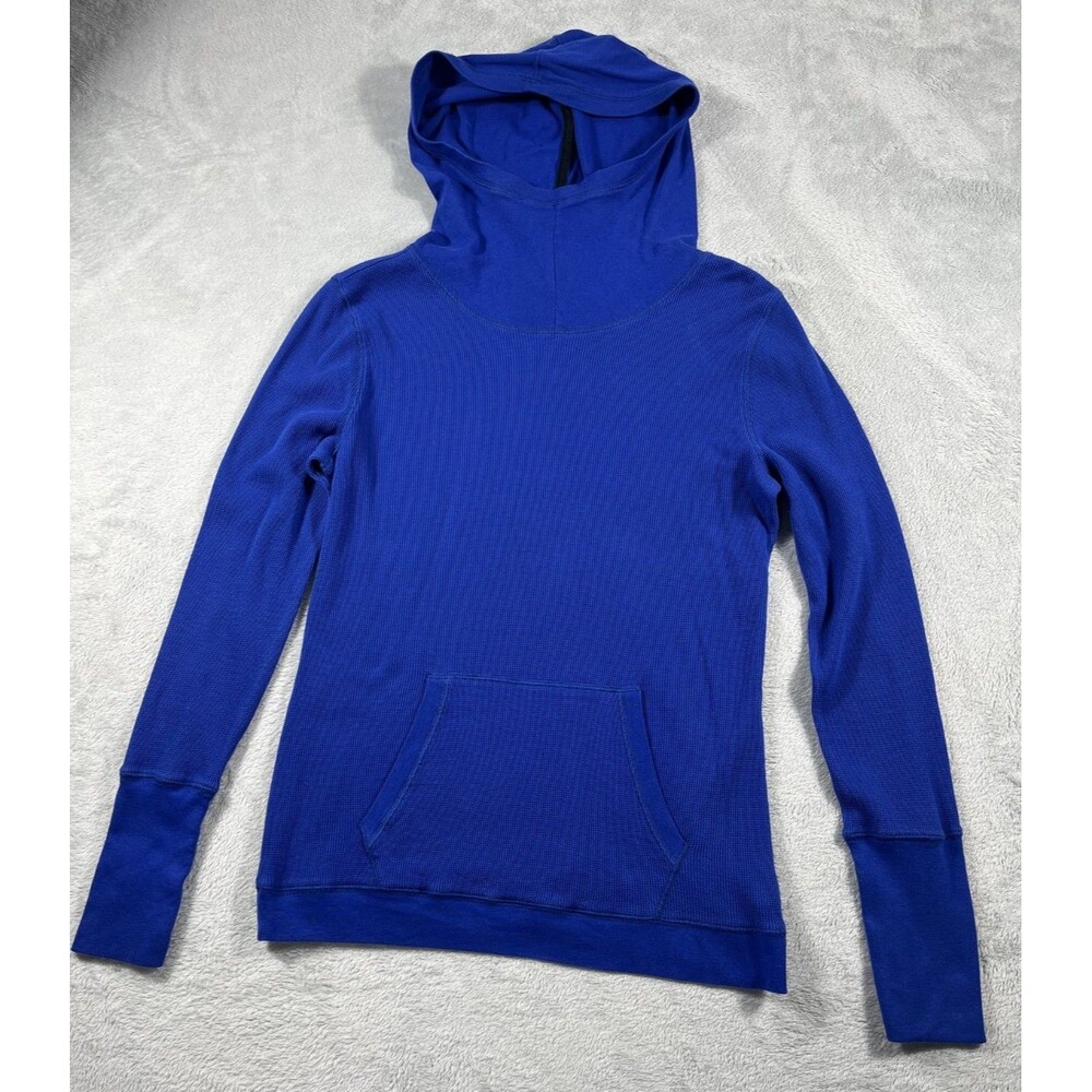 Ralph Lauren Womens M Green Label Pullover Light Hoodie Sweat Shirt Blue